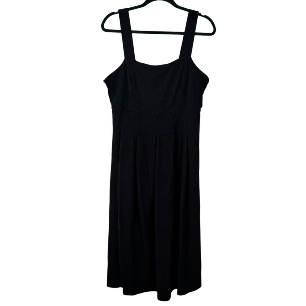 Boden Dress Women 12R Black‎ Minimal Modest Career Officecore LBD Wedding Guest